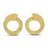 Thumbnail Image 0 of Open Circle Swirl Stud Earrings 14K Yellow Gold