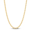 Thumbnail Image 1 of Solid Silk Rope Chain 3mm 14K Yellow Gold 18&quot;