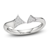 Thumbnail Image 1 of J'Lure Lab-Created Diamond Wedding Band 1/10 ct tw 18K White Gold