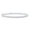 Thumbnail Image 1 of Shy Creation Diamond Bangle Bracelet 7/8 ct tw 14K White Gold SC22005521ZM