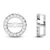 Thumbnail Image 1 of Lab-Created Diamond Earring Jackets 3/8 ct tw 10K White Gold