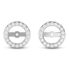 Thumbnail Image 3 of Lab-Created Diamond Earring Jackets 3/8 ct tw 10K White Gold