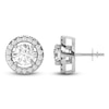 Thumbnail Image 4 of Lab-Created Diamond Earring Jackets 3/8 ct tw 10K White Gold