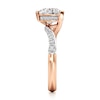 Thumbnail Image 3 of J'Lure Heart Brilliant-Cut Lab-Created Diamond Bypass Engagement Ring 2-3/8 ct tw 18K Rose Gold