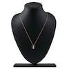 Thumbnail Image 5 of Lab-Created Diamond Graduated Three-Stone Drop Necklace 1 ct tw 14K Rose Gold 18&quot;