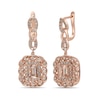 Thumbnail Image 1 of Le Vian Creme Brulee Morganite Earrings 1-1/6 ct tw Diamonds 14K Strawberry Gold