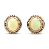 Thumbnail Image 1 of Le Vian Chocolatier Opal Earrings 1-5/8 ct tw Diamonds 18K Strawberry Gold