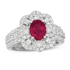 Thumbnail Image 1 of Le Vian Couture Ruby Ring 1-1/5 ct tw Diamonds Platinum