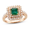 Thumbnail Image 1 of Le Vian Natural Emerald Ring 1/2 ct tw Diamonds 18K Honey Gold