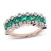 Thumbnail Image 1 of Le Vian Natural Emerald Ring 3/8 ct tw Diamonds 14K Strawberry Gold