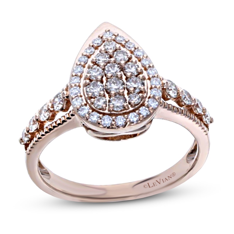 Main Image 1 of Le Vian Diamond Ring 5/8 ct tw 14K Strawberry Gold