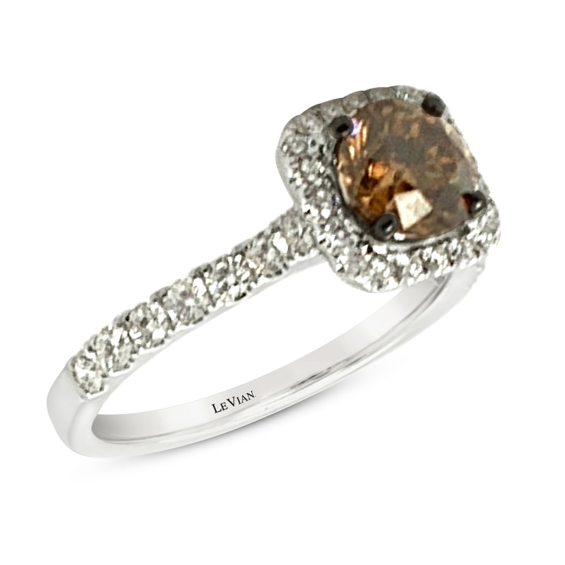 Main Image 1 of Le Vian Diamond Ring 1-3/8 ct tw Round 18K Vanilla Gold