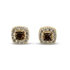 Thumbnail Image 1 of Le Vian Diamond Earrings 1-5/8 ct tw Round 14K Honey Gold