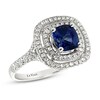 Thumbnail Image 1 of Le Vian Natural Sapphire Ring 1/2 ct tw Diamonds 18K Vanilla Gold