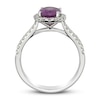 Thumbnail Image 1 of Le Vian Natural Purple Sapphire Ring 1/3 ct tw Diamonds 18K Vanilla Gold