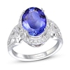 Thumbnail Image 1 of Le Vian Natural Tanzanite Ring 5/8 ct tw Diamonds 18K Vanilla Gold