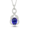 Thumbnail Image 1 of Le Vian Natural Tanzanite Necklace 7/8 ct tw Diamonds 18K Vanilla Gold