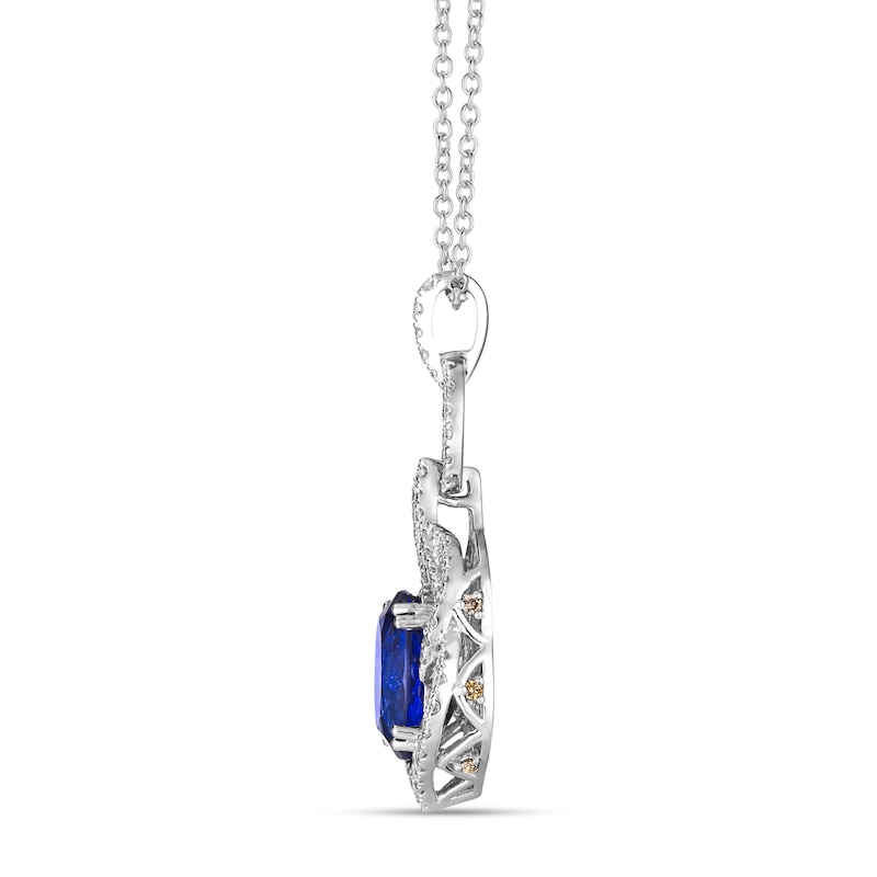 Main Image 2 of Le Vian Natural Tanzanite Necklace 7/8 ct tw Diamonds 18K Vanilla Gold