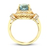 Thumbnail Image 2 of Le Vian Natural Aquamarine Ring 1/2 ct tw Diamonds 18K Honey Gold