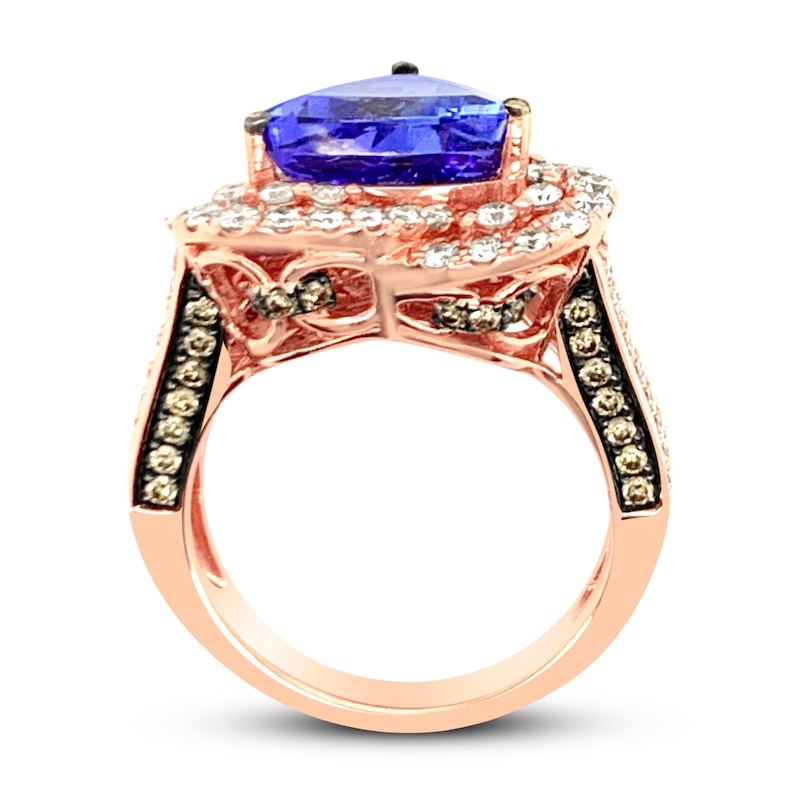 Main Image 2 of Le Vian Natural Tanzanite Ring 1-1/3 ct tw Diamonds 14K Strawberry Gold