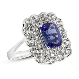 Le Vian Natural Tanzanite Ring 5/8 ct tw Diamonds 14K Vanilla Gold