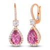 Thumbnail Image 1 of Le Vian Rose Spinel Earrings 1-1/6 ct tw Diamonds 18K Strawberry Gold