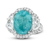 Thumbnail Image 1 of Le Vian Natural Blue Paraiba Tourmaline Ring 1-7/8 ct tw Diamonds 18K Vanilla Gold