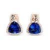 Thumbnail Image 0 of Le Vian Natural Tanzanite Earrings 1-1/2 ct tw Diamonds 18K Strawberry Gold