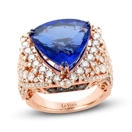 Le Vian Natural Tanzanite Ring 2-3/8 ct tw Diamonds 18K Strawberry Gold