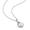 Thumbnail Image 2 of Cultured Pearl Necklace 1/15 ct tw Diamonds Sterling Silver