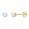 Thumbnail Image 1 of Cultured Pearl Earrings 14K Yellow Gold