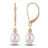 Thumbnail Image 3 of Cultured Pearl Earrings 14K Yellow Gold