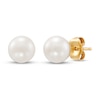 Thumbnail Image 1 of Cultured Pearl Stud Earrings 14K Yellow Gold 7.5mm