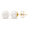 Thumbnail Image 2 of Cultured Pearl Stud Earrings 14K Yellow Gold 7.5mm