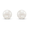 Thumbnail Image 3 of Cultured Pearl Stud Earrings 14K Yellow Gold 7.5mm