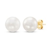 Thumbnail Image 1 of Cultured Pearl Stud Earrings 14K Yellow Gold 10.5mm