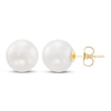 Thumbnail Image 2 of Cultured Pearl Stud Earrings 14K Yellow Gold 10.5mm