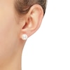 Thumbnail Image 4 of Cultured Pearl Stud Earrings 14K Yellow Gold 10.5mm