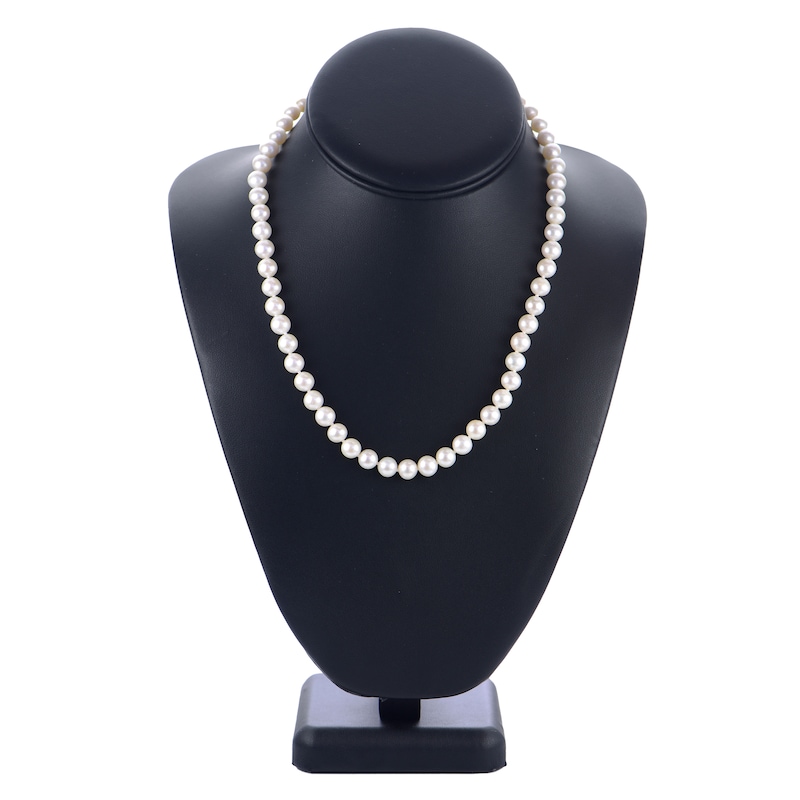 Main Image 4 of Cultured Pearl Strand Necklace 14K Yellow Gold