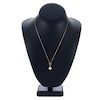 Thumbnail Image 2 of Akoya Cultured Pearl Necklace Diamond Accent 14K Yellow Gold