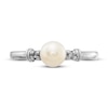 Thumbnail Image 2 of Freshwater Cultured Pearl Ring Diamond Accent 14K White Gold