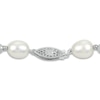 Thumbnail Image 2 of Freshwater Cultured Pearl Bead Necklace Sterling Silver