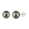 Thumbnail Image 1 of Tahitian Freshwater Cultured Pearl Stud Earrings 14K White Gold