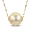 Thumbnail Image 1 of South Sea Golden Cultured Pearl Drop Necklace 14K Yellow Gold