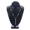 Thumbnail Image 2 of Pink Freshwater Cultured Pearl Y Necklace 14K Rose Gold