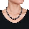 Thumbnail Image 2 of Tahitian Freshwater Cultured Pearl Strand Necklace 14K White Gold