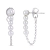 Thumbnail Image 1 of Freshwater Cultured Pearl Drop Earrings Sterling Silver