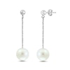 Thumbnail Image 1 of LALI Jewels Freshwater Cultured Pearl Drop Earrings 14K White Gold