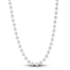 Thumbnail Image 2 of Akoya Cultured Pearl Necklace 14K White Gold 16&quot;