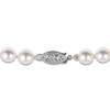 Thumbnail Image 3 of Akoya Cultured Pearl Necklace 14K White Gold 16&quot;